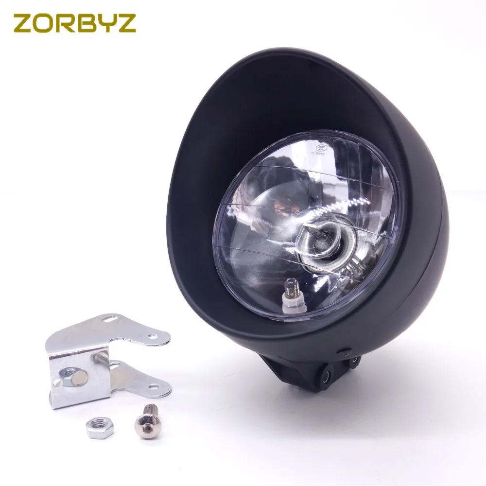 ZORBYZ универсальная черная пуля фара для мотоцикла Harley Honda Yamaha Suzuki|light for|light for headlights