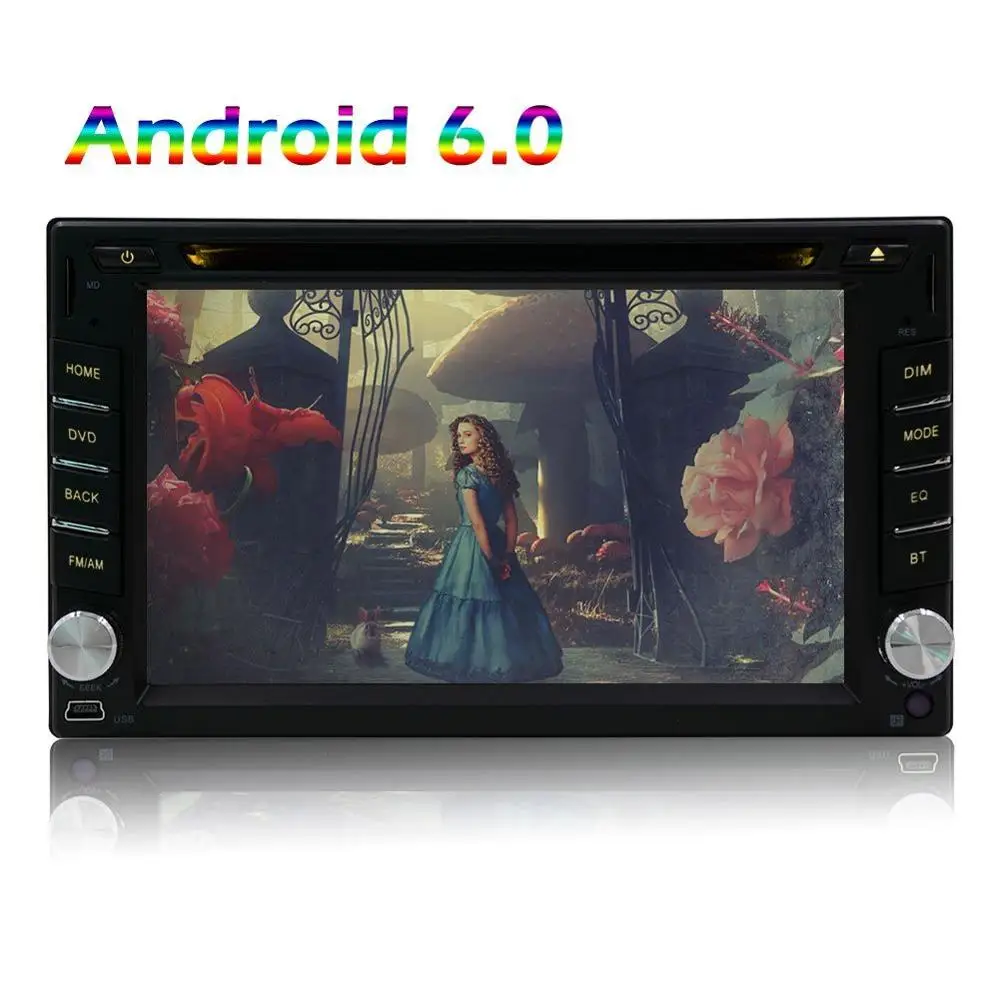 2 din Android 6 0 автомобильная навигация Стерео Bluetooth Радио Видео Музыка развлечения Wifi