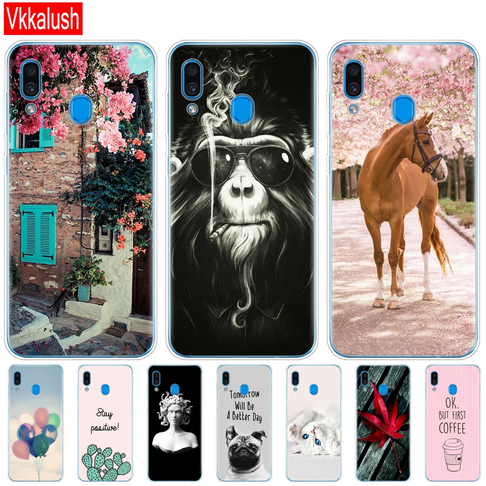 Чехол для Samsung Galaxy A20, чехол A20E, силиконовая задняя крышка для Samsung A20 A 20 A205F A20E A202F, мягкий чехол, бампер