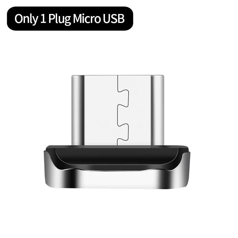 Магнитный кабель Micro USB MANTIS 3A для быстрой зарядки iPhone X XS type C, зарядное устройство USB C, магнитный кабель для телефона samsung Xiaomi - Цвет: Only Micro USB Plug