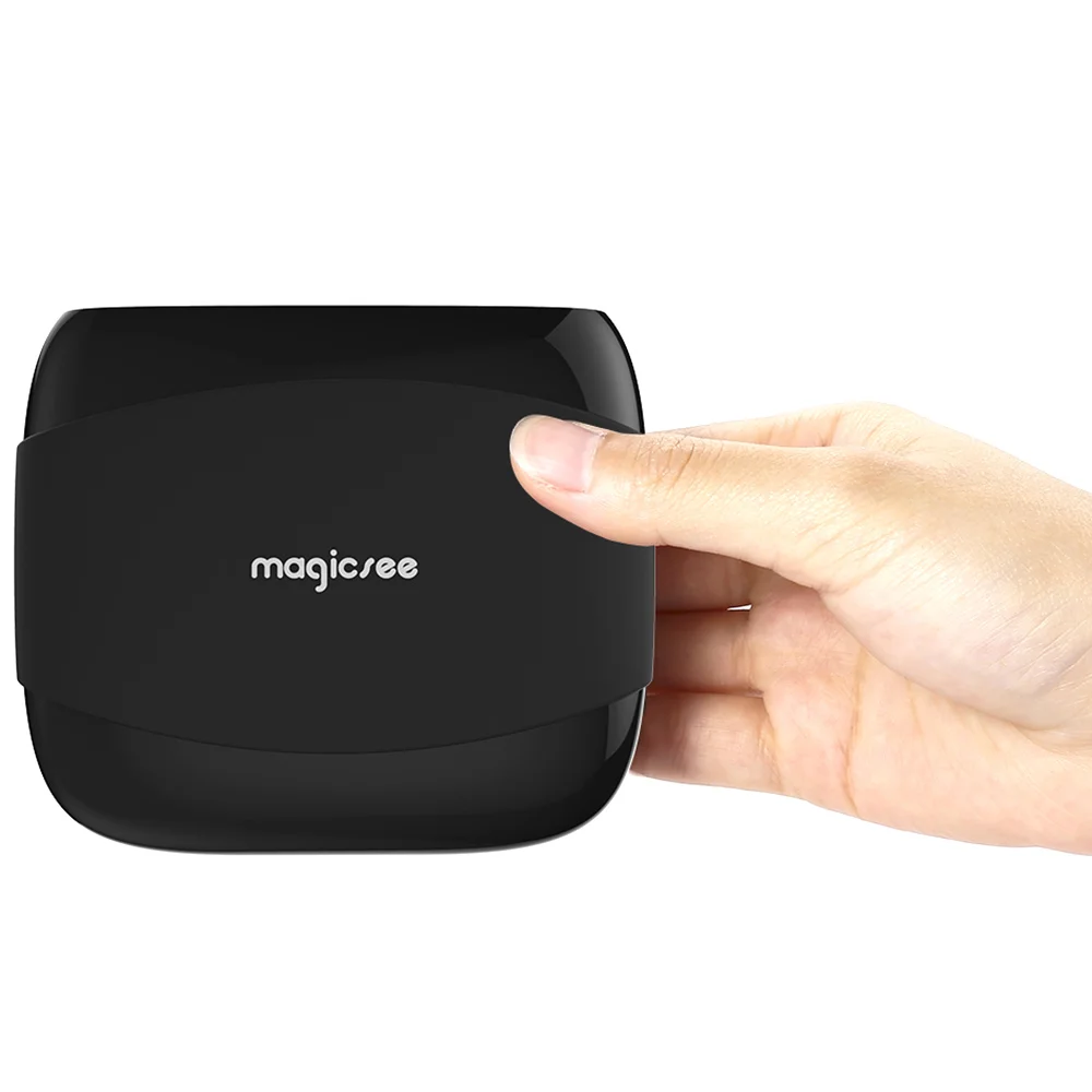 Magicsee N4 Amlogic S905X Android 7 1 ТВ BOX Quad core 4 К Разрешение 2 ГБ/16 ГБ г/8 г Поддержка WI FI LAN HDMI H.265