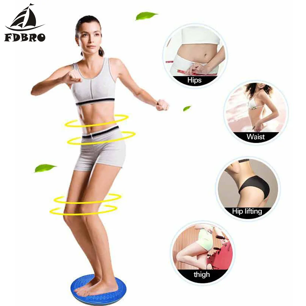 Plastic Waist Twist Disc Yoga Board Body Building Fitness Slim Weight Loss Foot Massage Plate Twister Exercise Gear | Спорт и