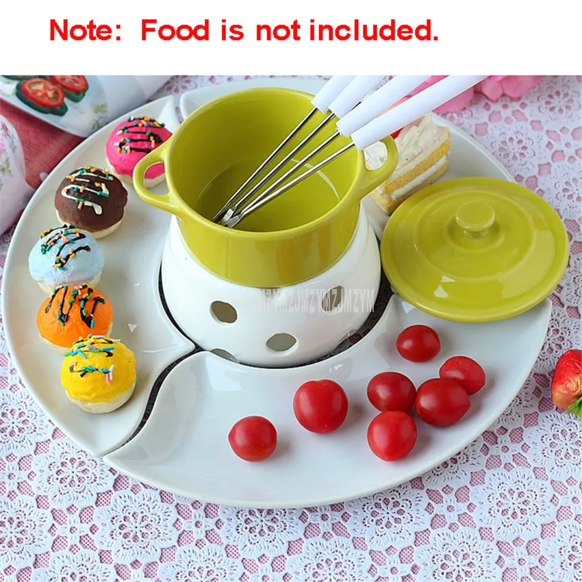 Круглая Керамическая свеча огненная обогревающая очаровательный мини десерт