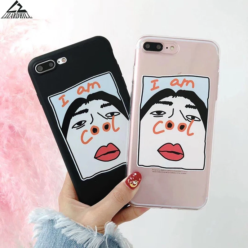 Lizardhill чехол для телефона из мягкого ТПУ с рисунком Чехлы iphone X Case 7 6S 6 s 8 плюс Чехол