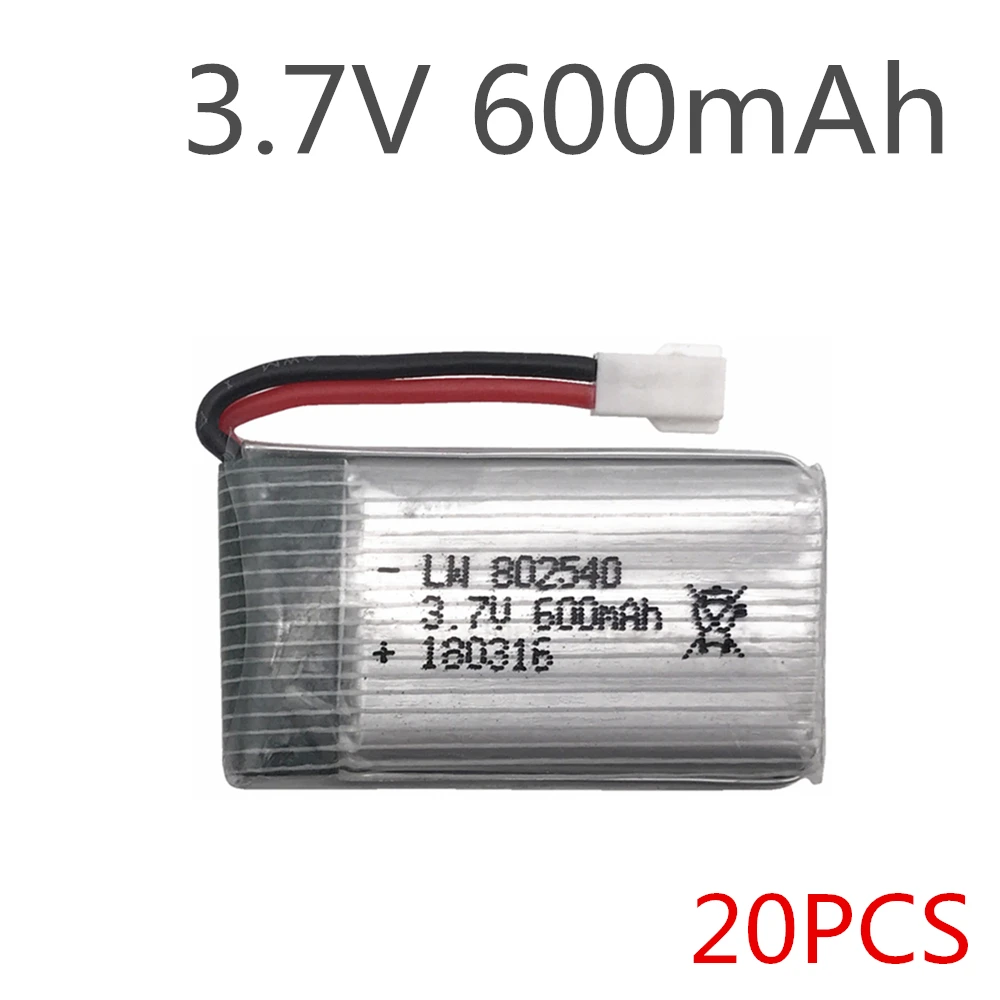 20 шт./лот литий полимерный аккумулятор для вертолета Syma X5 X5C X5SC X5SW X5HW X5UW 802540 25C|battery