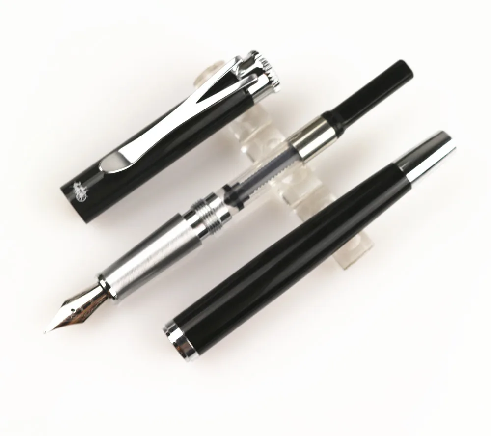 Jinhao Y1 черный самых модных студент Средний Перьевая ручка