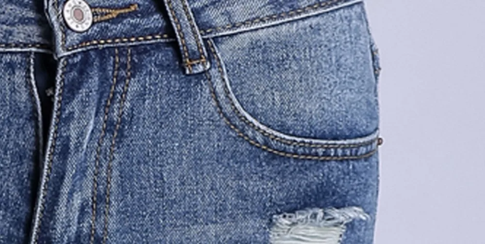 4XL Модные Узкие Джинсы бойфренда с высокой талией, женские джинсы с рисунком, Женские джинсовые штаны размера плюс, рваные джинсы для женщин