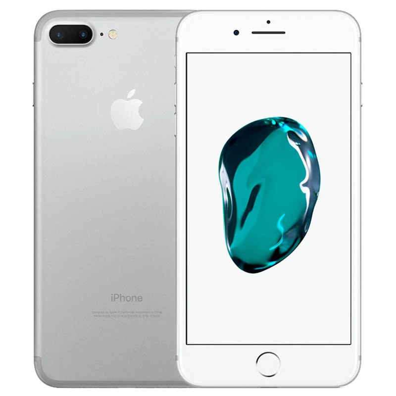 Silver Разблокированный Apple iPhone 7 Plus Quad-Core 5,5 дюймов, 3 Гб оперативной памяти, Оперативная память 32/128 ГБ/256 IOS LTE 12.0MP Камера смартфон с отпечатками пальцев - Цвет: Silver