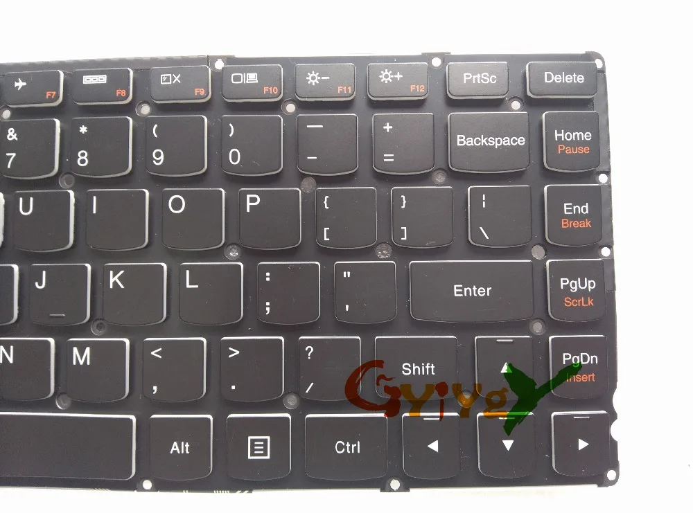 Клавиатура с подсветкой для Lenovo Yoga 2 Pro 13 series Blaack US макет совместимая номером