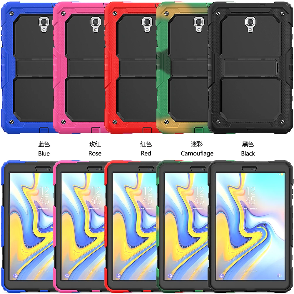 2 в 1 Гибридный Силиконовый + ПК Жесткий Чехол для Samsung Galaxy Tab A A2 10 5 дюймов 2018 SM T590 T595