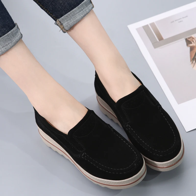Женские кроссовки на нескользящей платформе Chaussures Femme Повседневная дышащая