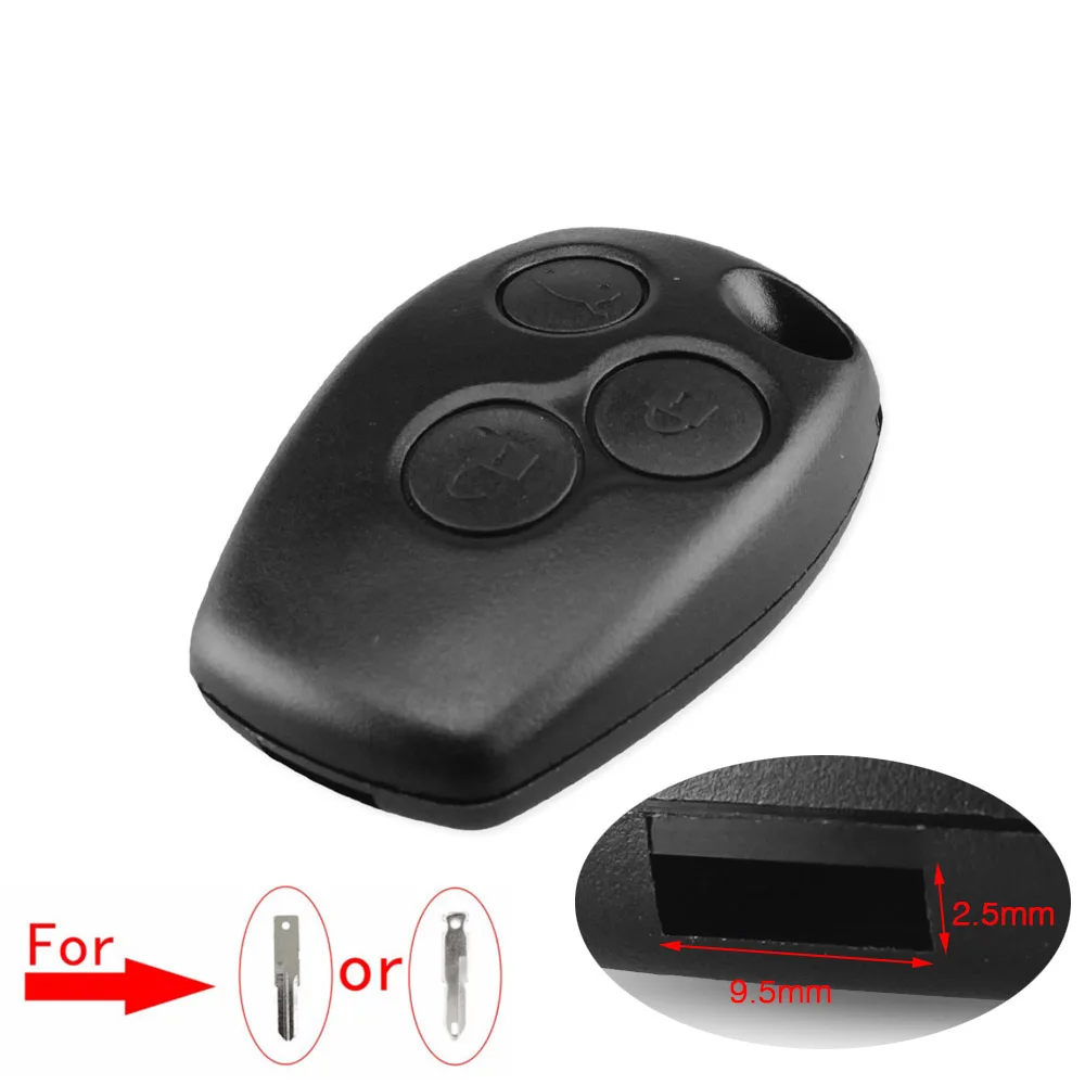 KEYYOU 3Bt чехол для ключей Renault Duster Logan Fluence Clio Vivaro Master trafect Kangoo Megane Лагуна корпус