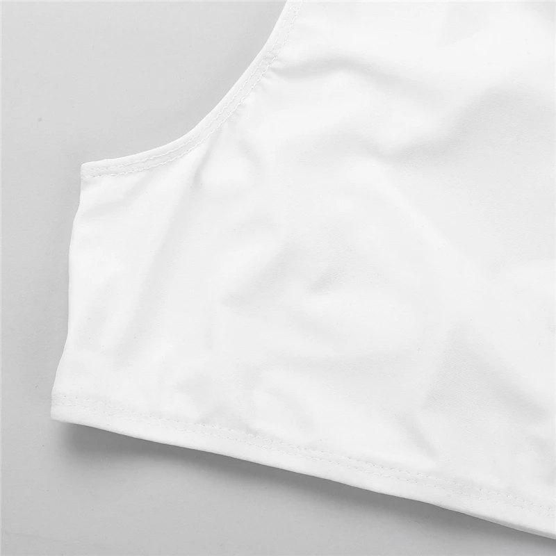 Камзол для девочек; детская майка без рукавов с вырезом крест-накрест на спине; топы; топ для балета, танцев, сцены, тренировок
