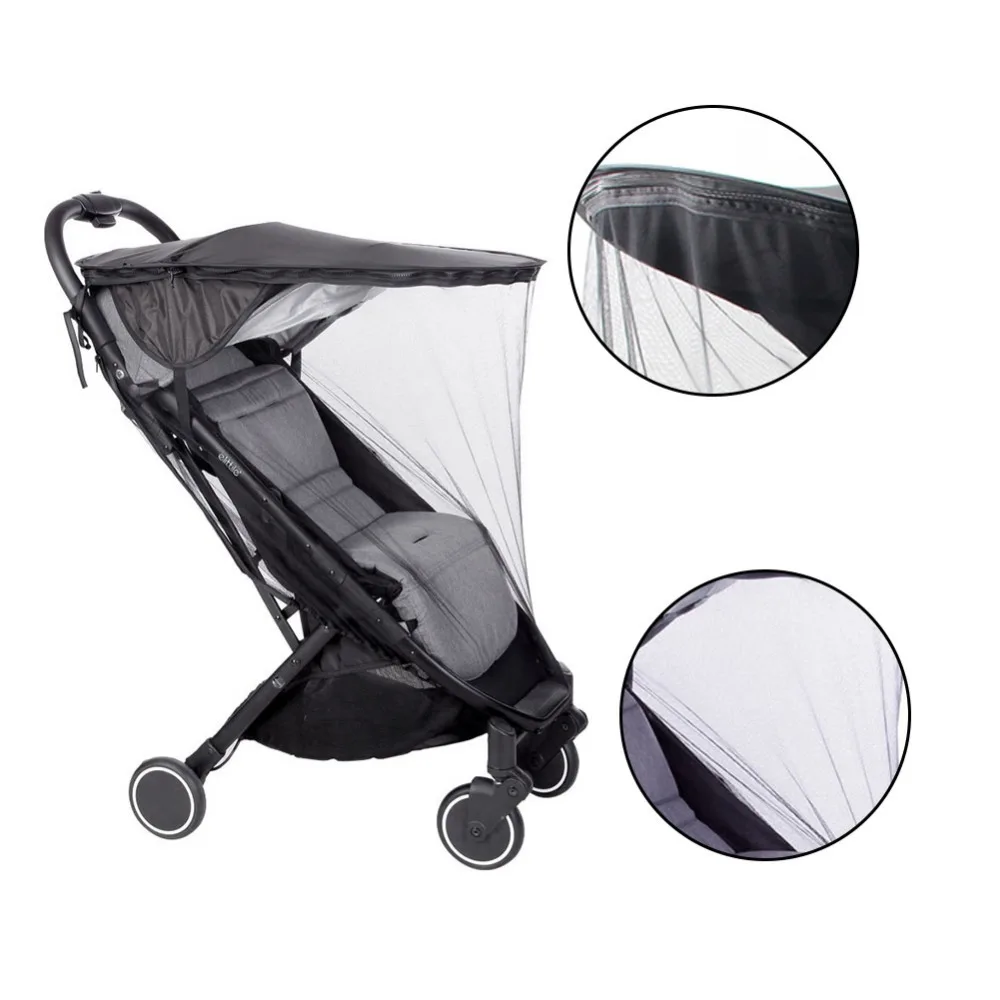 Baby Stroller Awning Sunscreen Baby Mosquito Net UV Protection Universal Multi-purpose Trolley Windshield Rainproof