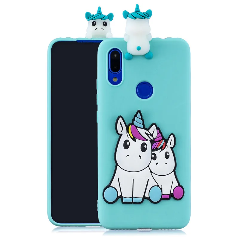 Чехол для Xiaomi Redmi Note 7 мягкий силиконовый чехол с 3D рисунком из мультфильма Fundas Note7
