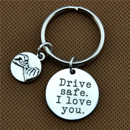 Для my love keychain.gif t для жены. Драйв безопасный брелок. Подарок бойфренда. Всегда