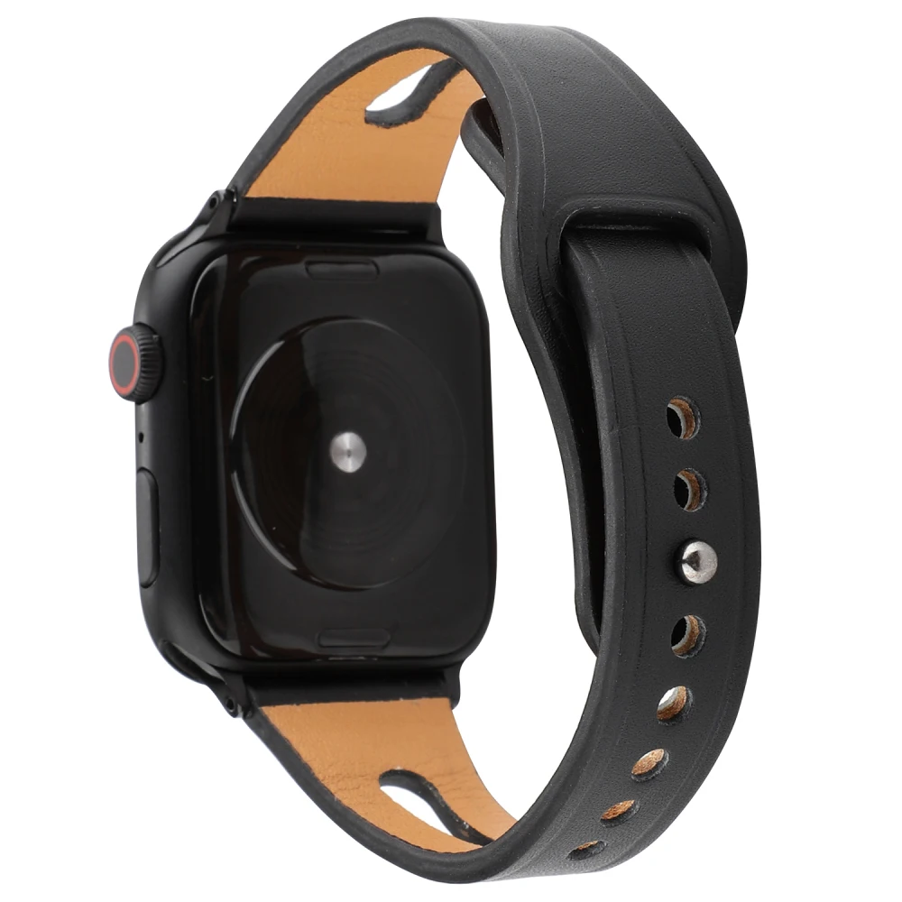 Ремешок для часов Apple Watch Series 4 3 2 1 ремешок для Iwatch 38 мм 42 мм аксессуары для часов блестящий кожаный браслет на запястье 40 мм 44 мм