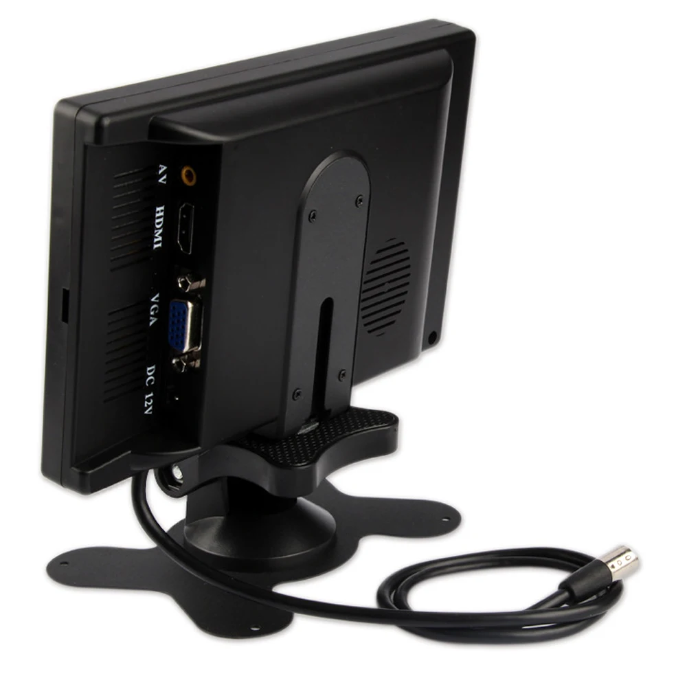 Hikity 7 дюймов ЖК дисплей автомобильный монитор заднего вида Экран VGA DVD цифровой