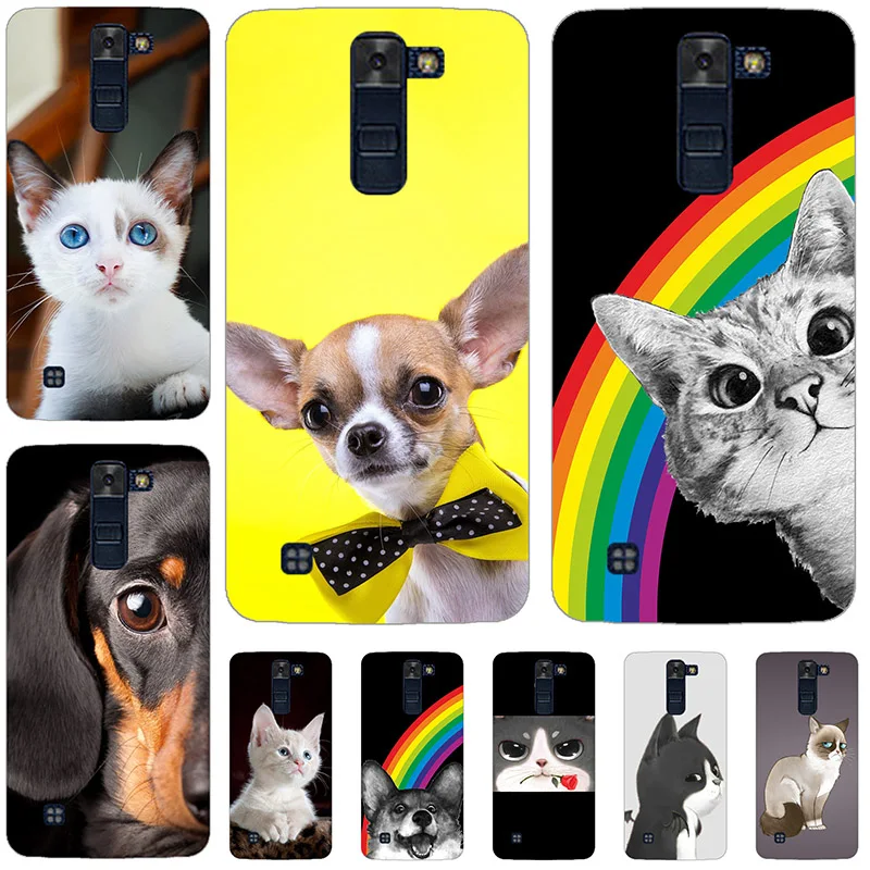 Чехол для телефона LG K8 2016 45 стилей жесткий пластиковый чехол с рисунком LGK8 |