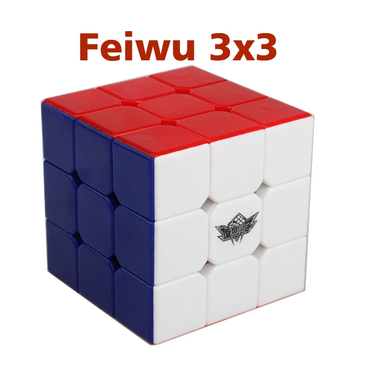 CubeXYZ CB 3*3 Feiwu кубик Stickerless/черный головоломка идея подарка для X'mas день рождения