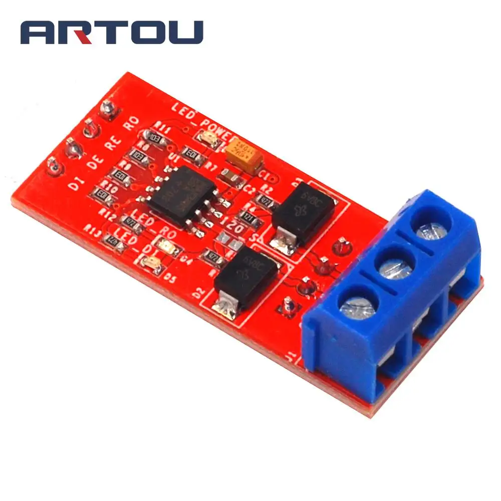 Модуль 3 В MAX485 для платы разработки Arduino модуль TTL в RS485 аксессуары MCU защита от