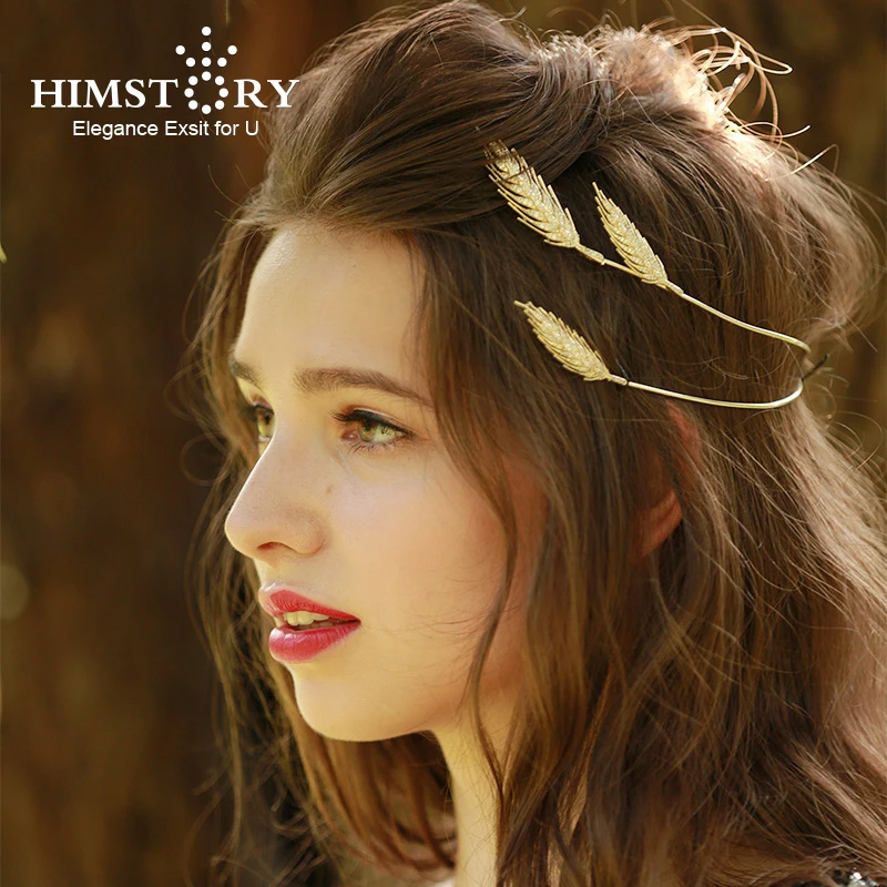 Повязка на голову с шипами для невесты HIMSTORY тиара корона кубический Свадебный