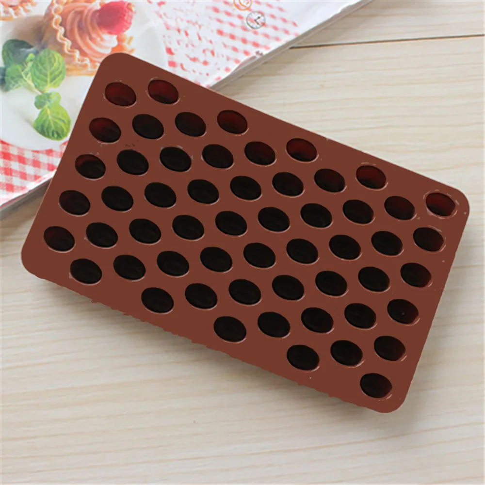 

Coffee Bean Chocolate Candy Silicone Bakeware Mould Cake Wax Melts Professional Chocolate Beans Kitchen Chocolate Mold Tools#763