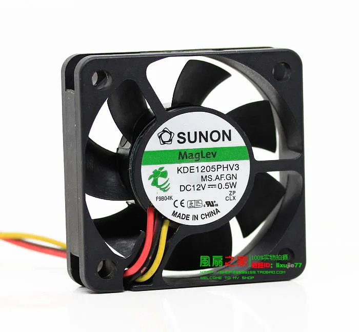 Совершенно новый вентилятор охлаждения SUNON KDE1205PHV3 тишина Маглев 5015 5 см