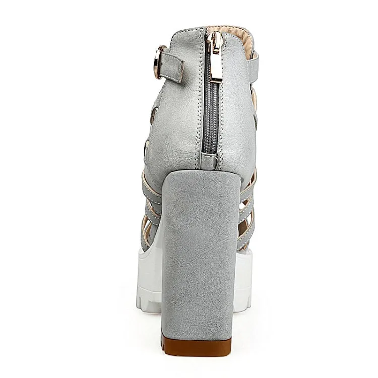 Сандалии гладиаторы PXELENA в стиле панк рок готика женские сандалии ретро с Т