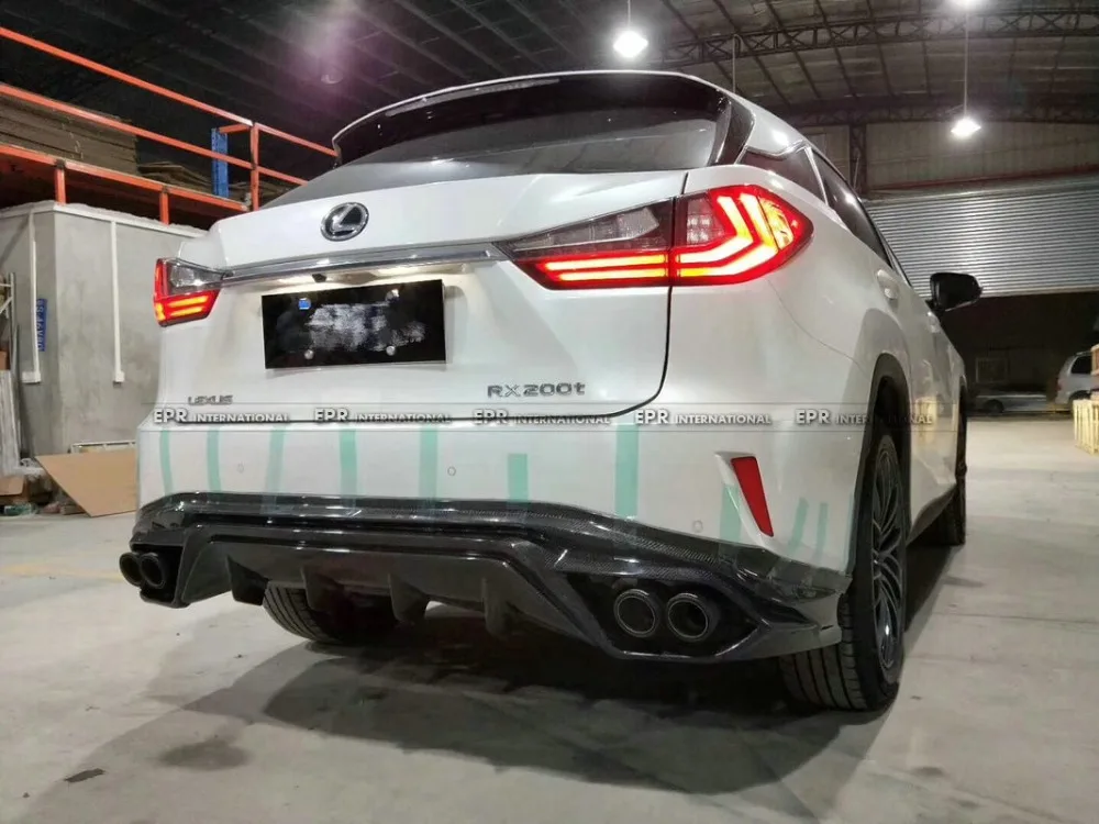 Автомобильный Стайлинг для Lexus RX200T углеродное волокно TR Стиль задняя губка
