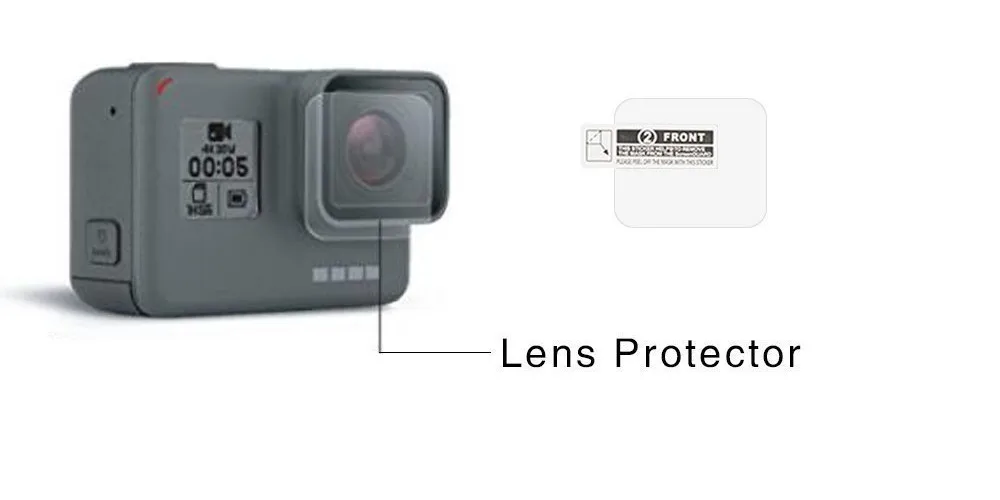 Len Protector Защитная пленка для экрана GoPro Hero 7 Black 6 5, аксессуары, защитная пленка из закаленного стекла для экшн-камеры Go Pro Hero 7 6 5 - Цвет: Len Protector