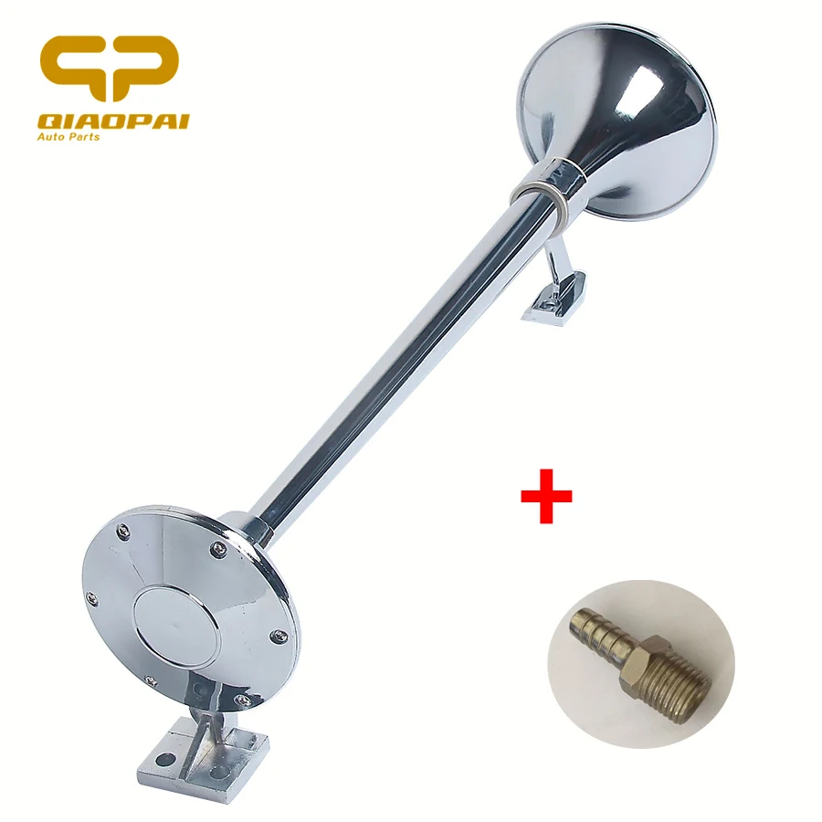

Universal Super loud Sounds Trumpet Air horn 150DB chrome Siren Tone 12V for Car Horns Boat BUS Truck horn Train Accessories