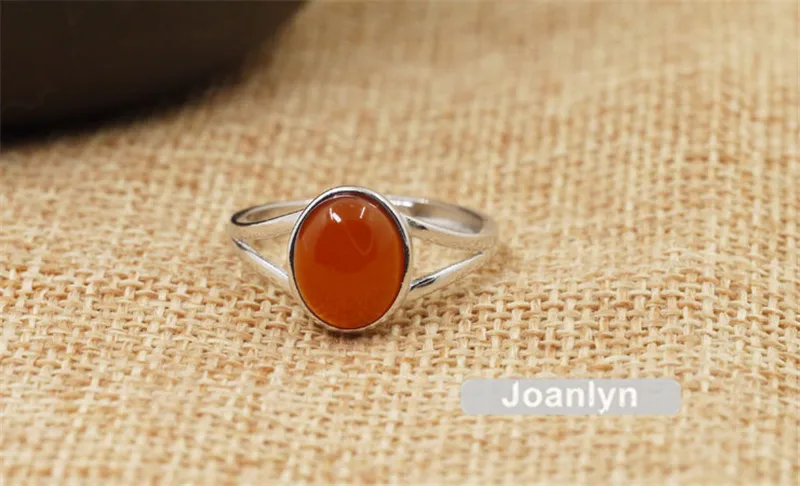 Joanlyn кольцо база для 8x10 мм Овальные Кабошоны покрытые белым золотом 925 Серебряное регулируемое кольцо пустой JZ331