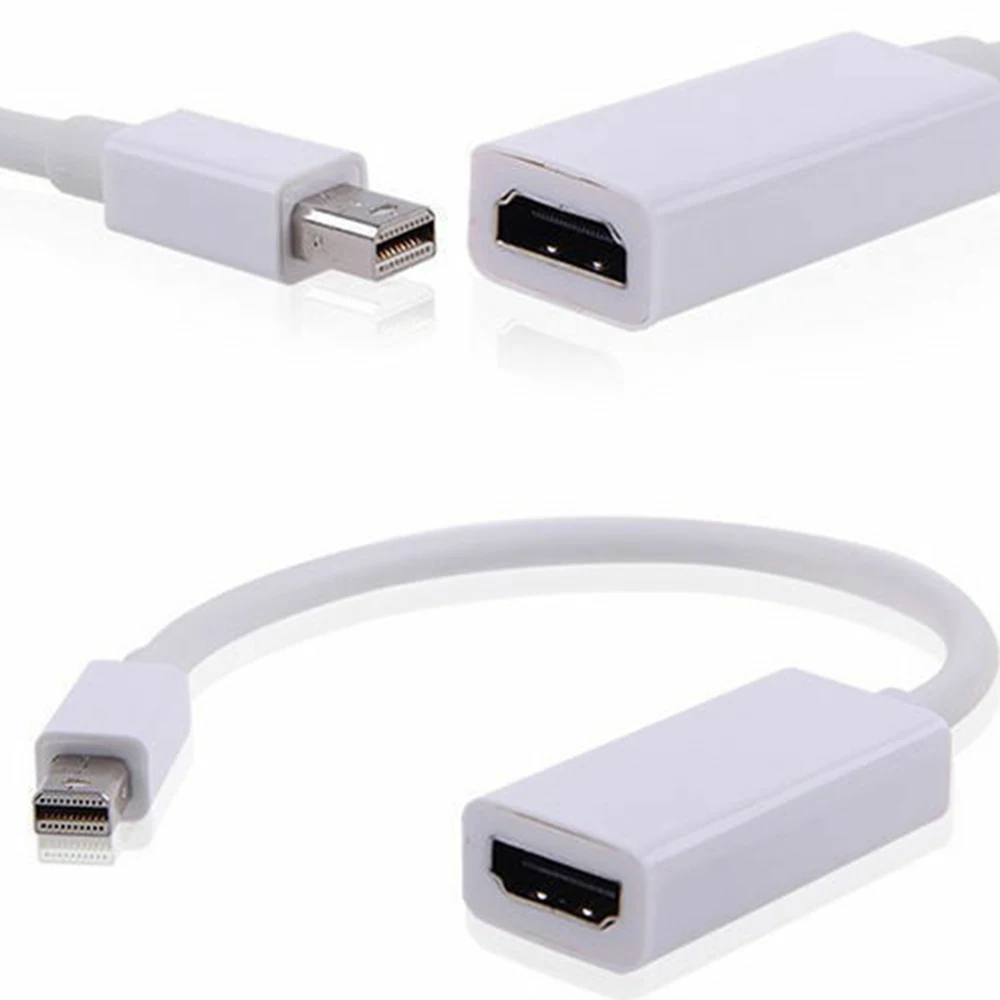 Интерфейс Thunderbolt Mini Display Port DP-HDMI-совместимый адаптер для Apple компьютера проектора