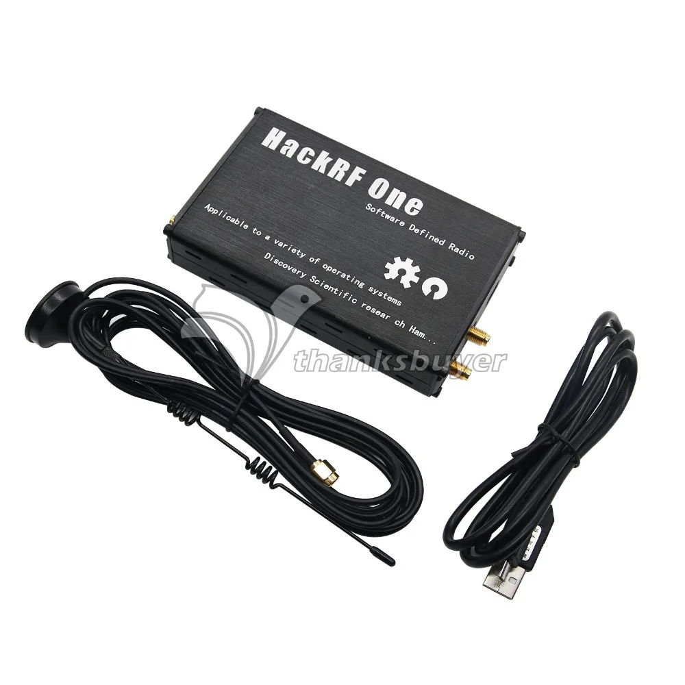 Online TZT HackRF Eine 1MHz-6GHz SDR Plattform Software Definiert Radio Entwicklung Bord + Schwarz Acryl Shell