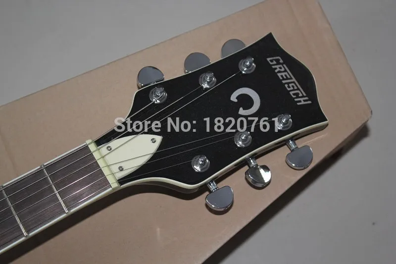 Бесплатная доставка Высокое качество трава Gretsch Сокол 6120 ДЖАЗ Полу Bigsby тремоло
