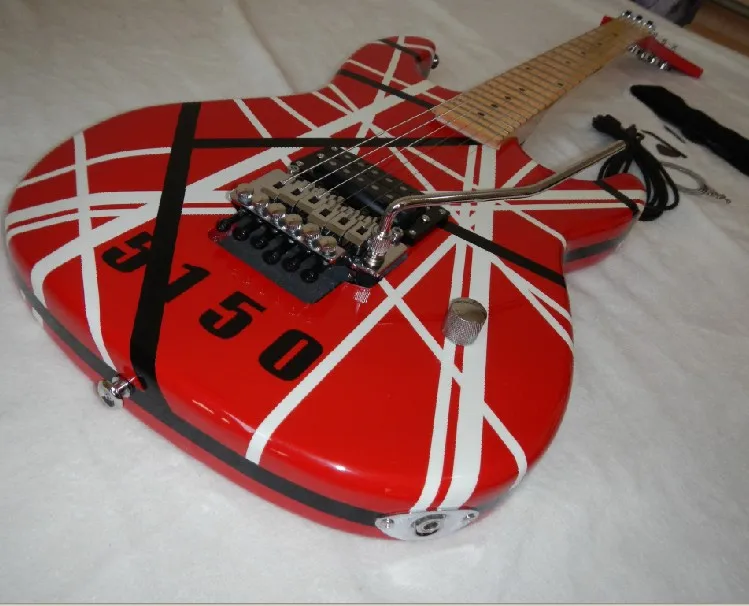 Электрогитара Red Kraer, Китай 5150, гитара на заказ, магазин Eddie Van Halen-6-4