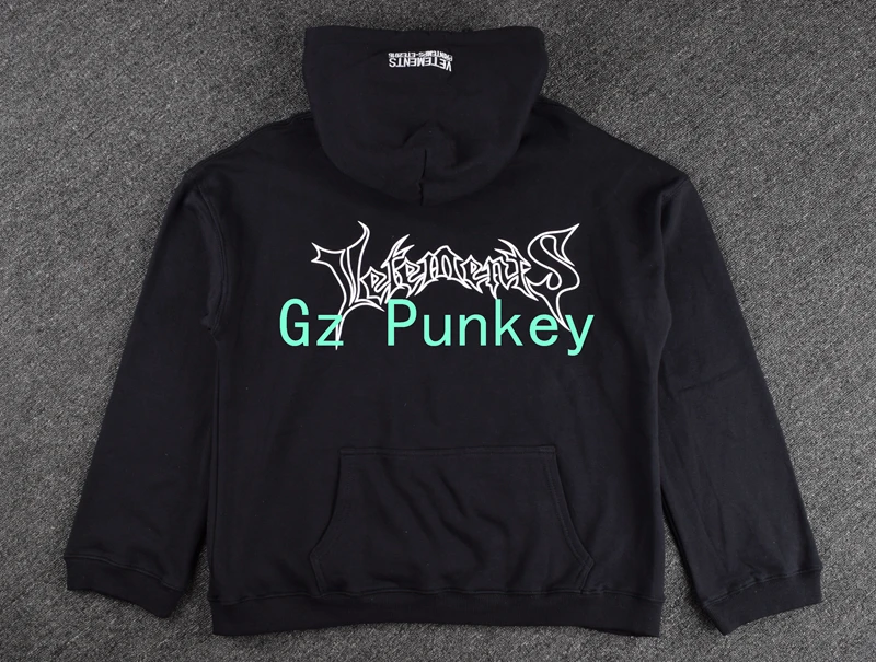 Мужская мода бренд VETMENTS негабаритных толстовка канье уэст | одежда