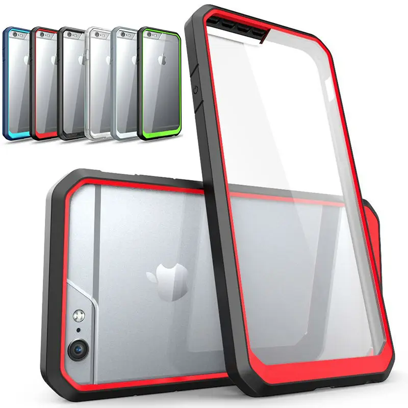 REFUNNEY Transparent Shockproof Back Cover for iPhone 6 6s Plus Hard Case Coque Capinha iPhone6 s 6Plus |