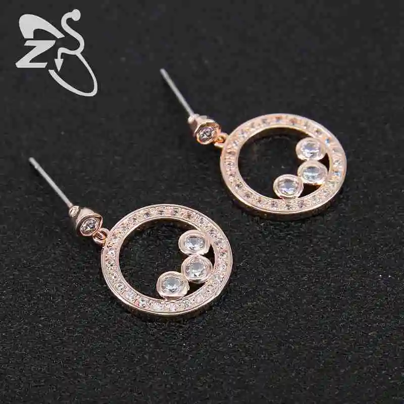Round Earrings Hollow Ear Pin Crystal For Women Fashion Brincos Piercing Body Jewelry Stud boucle d'oreille | Украшения и