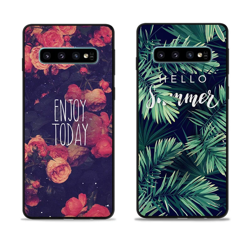 Чехлы для Samsung Galaxy S10 Plus силиконовый чехол + красивый мягкий девочек SM G9730
