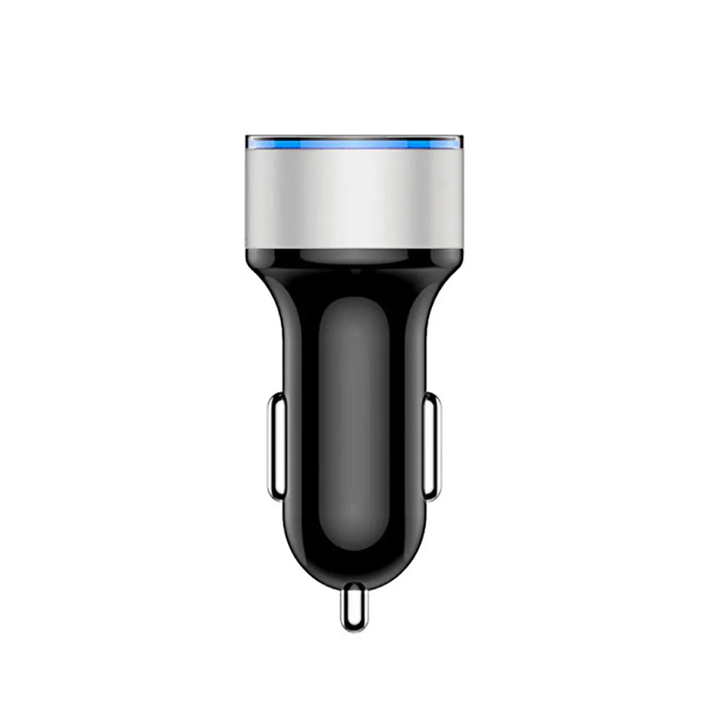 Автомобильное зарядное устройство из алюминиевого сплава 5 в А два USB порта