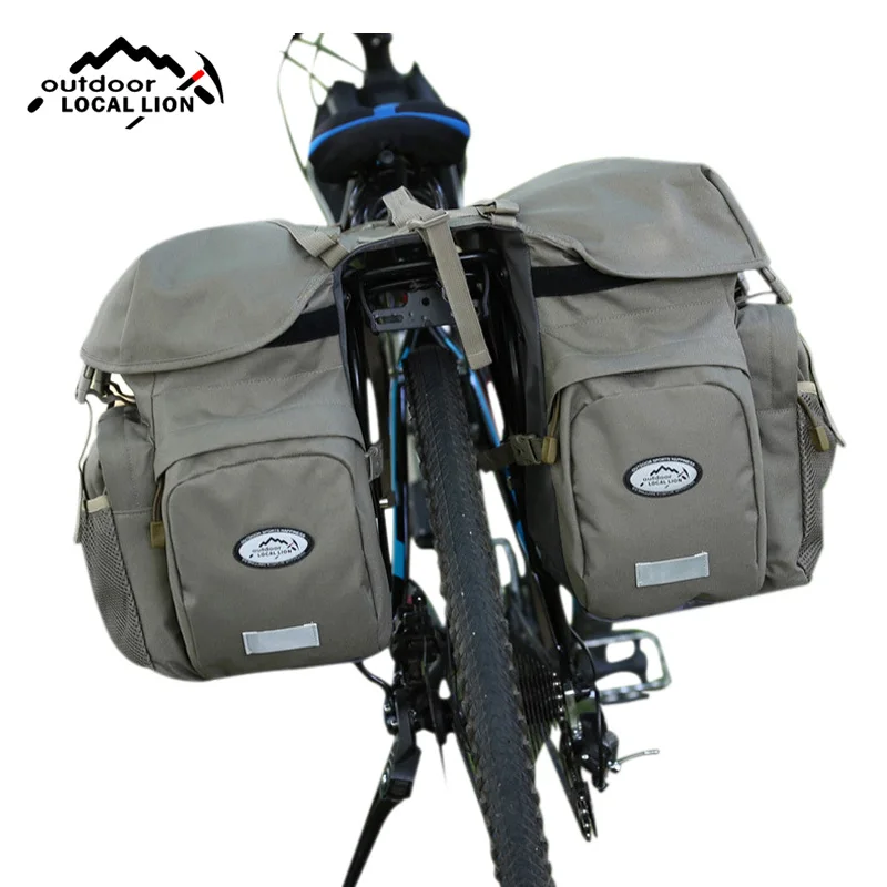 

Waterproof 3 in 1 Bicycle Saddle Bag Mountain Bike Cycling Rear Back Seat Trunk Bags Pannierr Rain Cover Bolsa Bicicleta XA733WA