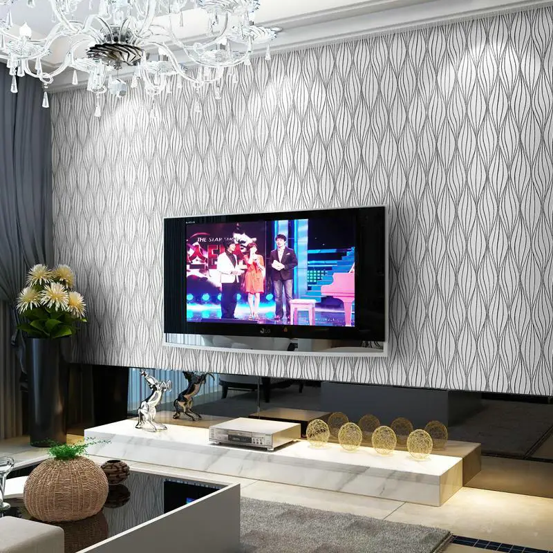 Обои для гостиной минималистские с абстрактным геометрическим изгибом |