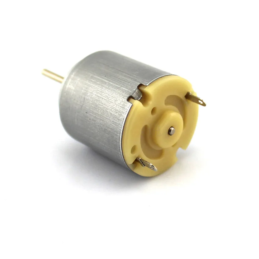 

3-6V 8000RPM Mini Micro Small DC Motor for DIY Toys Hobbies Smart Car Round Motors 2.7cm Model Airplane Aircraft Making