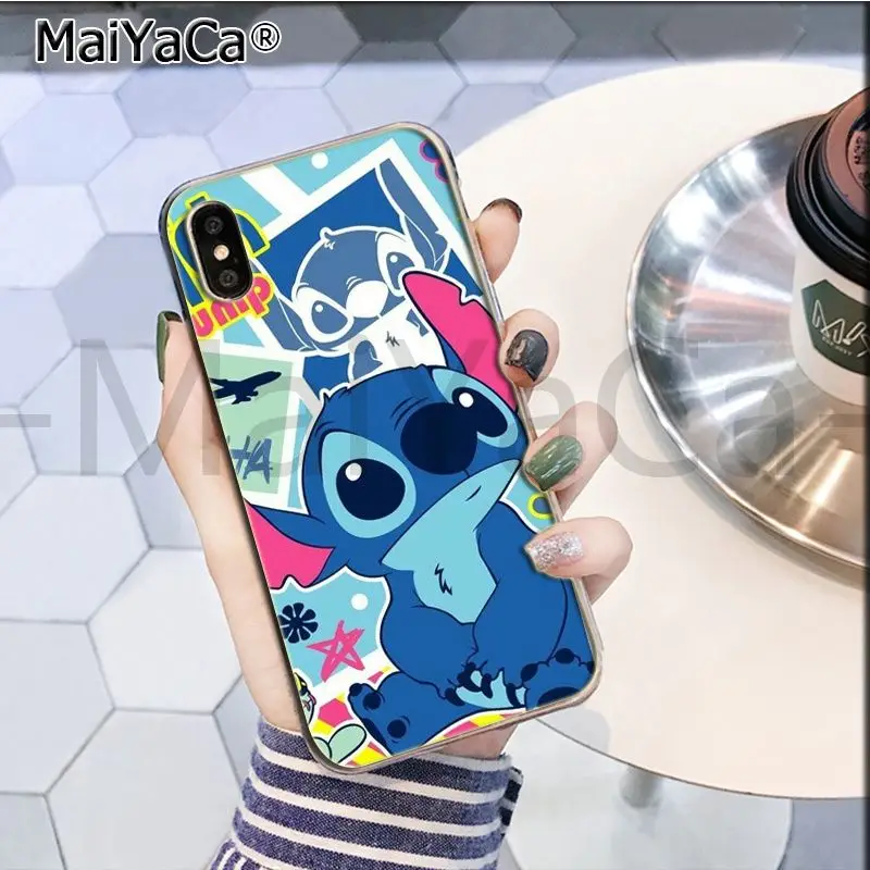 MaiYaCa милый мультфильм Лило Ститч Новое поступление Мода на продажу чехол для телефона для iphone 11 pro 8 7 66S Plus X 10 55S SE XR XS MAX