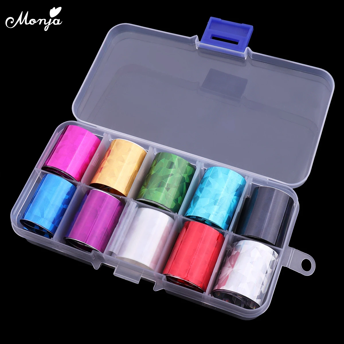 Style5 Monja, 2,5*100 см, 20 видов стилей, для дизайна ногтей, звездное небо, переводная наклейка, фольга, AB, цветная переводная голографическая наклейка, украшение для маникюра - Цвет: Style5