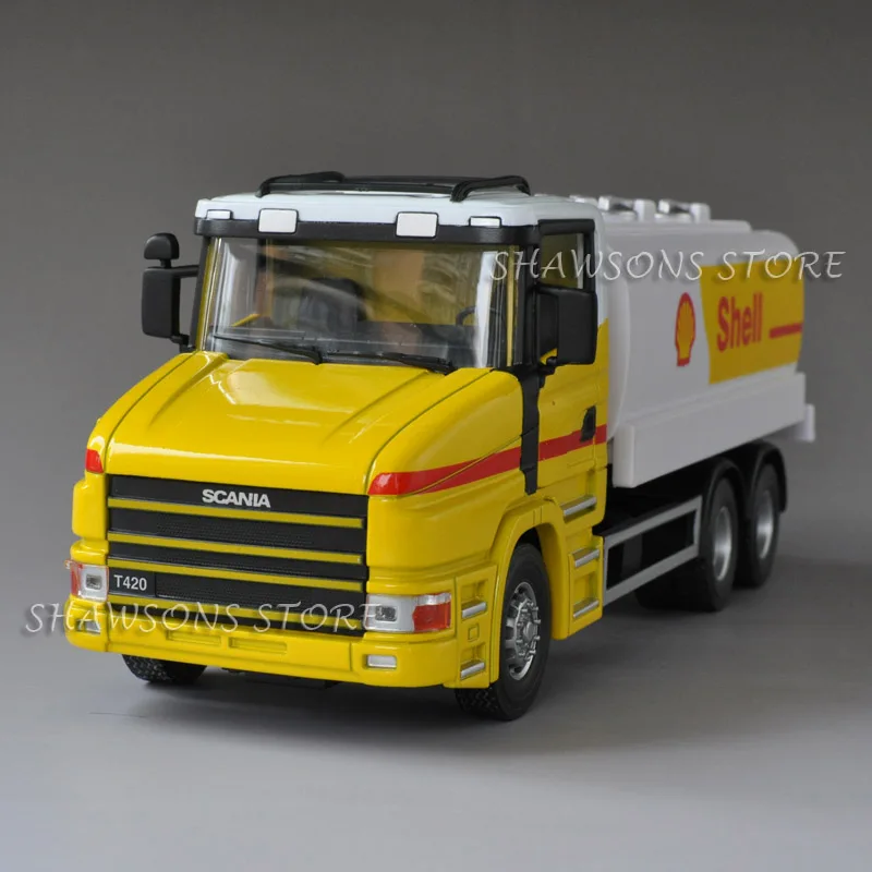 1:32 литье под давлением игрушечная модель грузовика Scania T420 масляный танкер