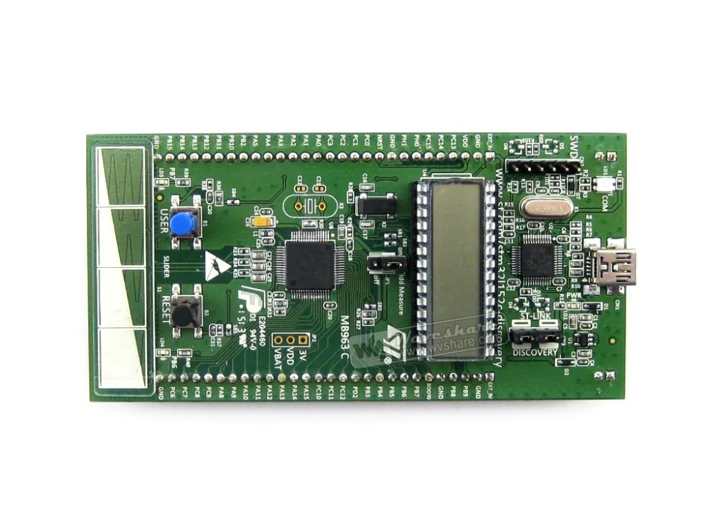 100% Original STM32 Development Board STm32 L1 Discovery Kit STM32L152C-DISCO Base on STM32L152RBT6 Free Shiping | Компьютеры и офис