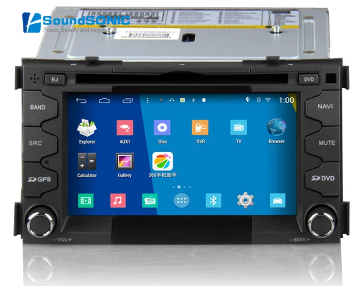 Для Kia Soul 2008 2009 2010 2011 android-автомобиля 4.4.4 2Din автомобильные cd DVD GPS навигация SatNav